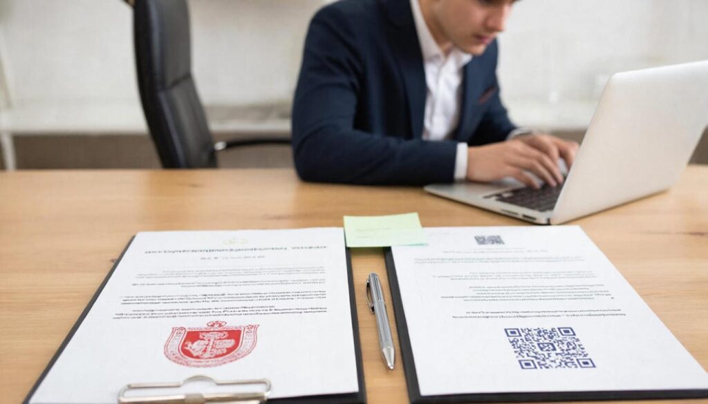 Постановление о штрафе и акт о завершенной перепланировке &mdash; документы на столе архитектора